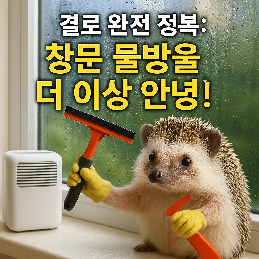 결로 완전 정복 창문 물방울 더 이상 안녕!