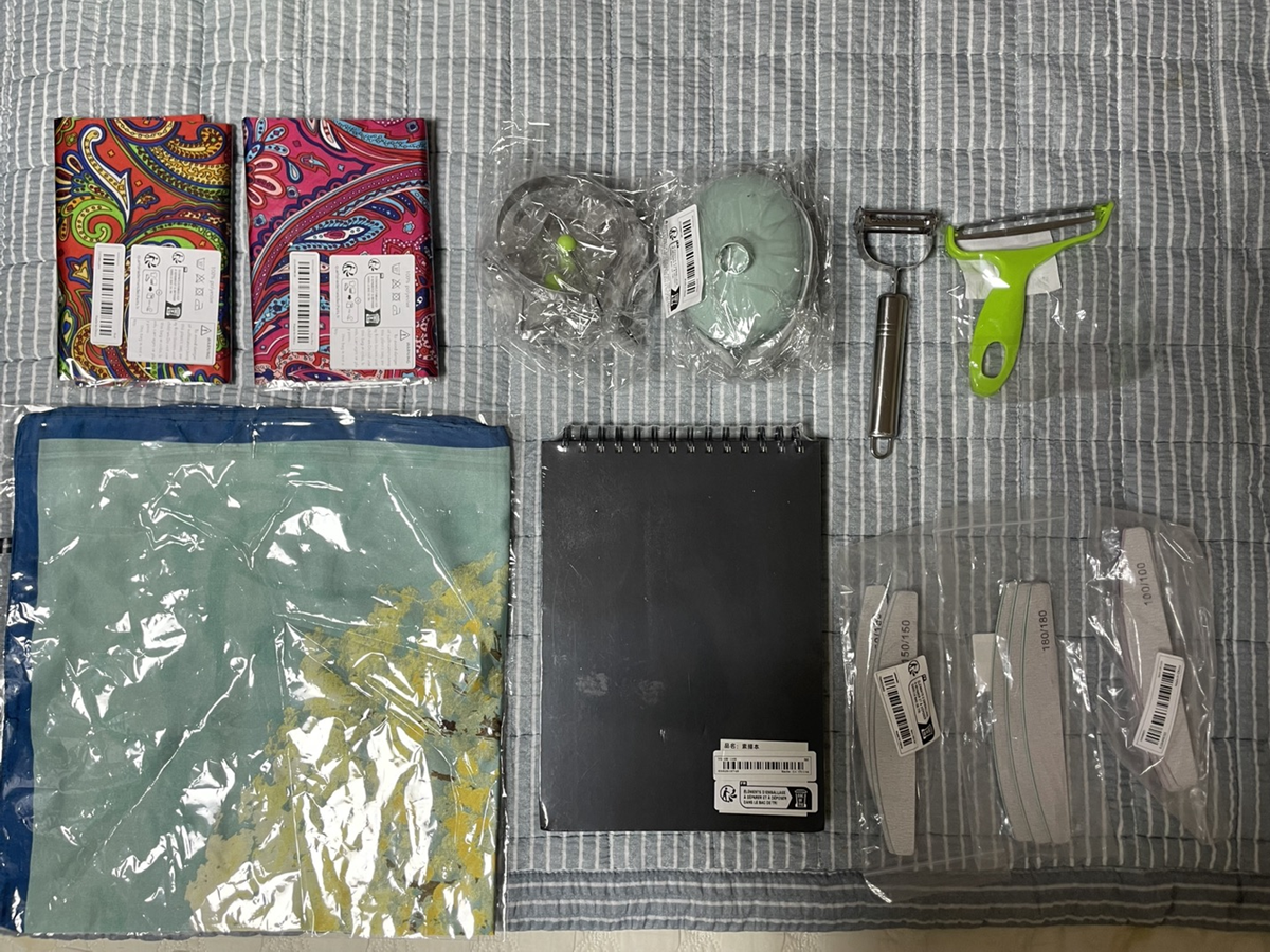 Temu구입 제품들