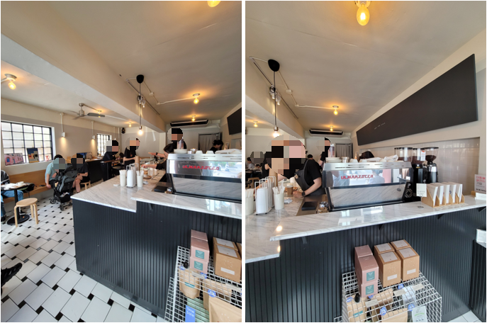 파스텔커피웍스 본점 내부