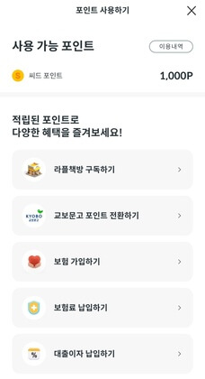 포인트-사용