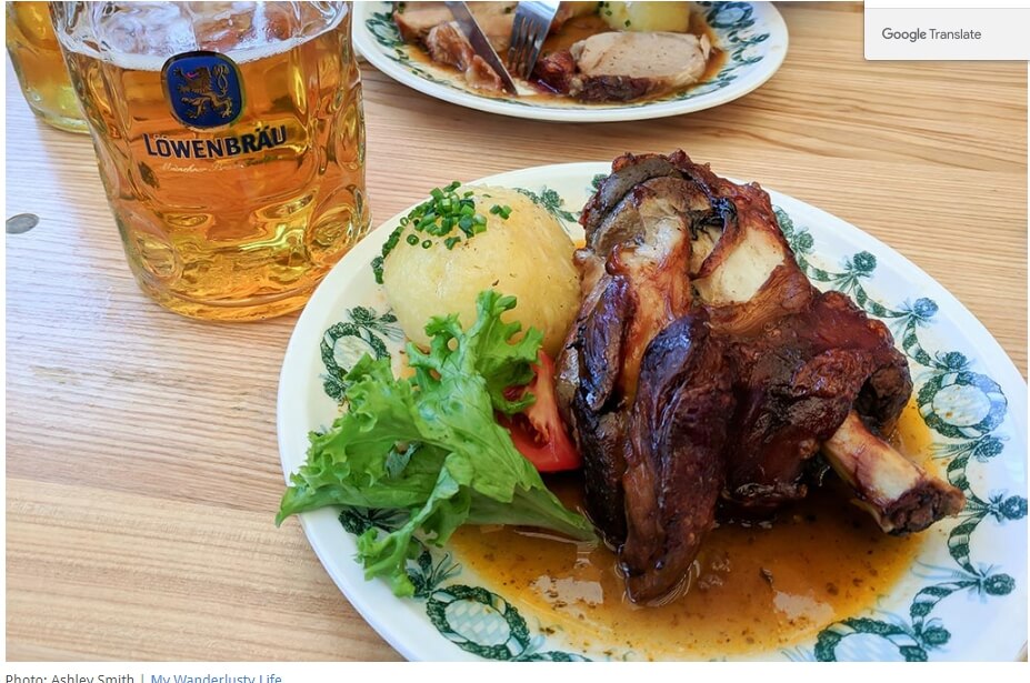 Pork Knuckle by Oktoberfest Home page
