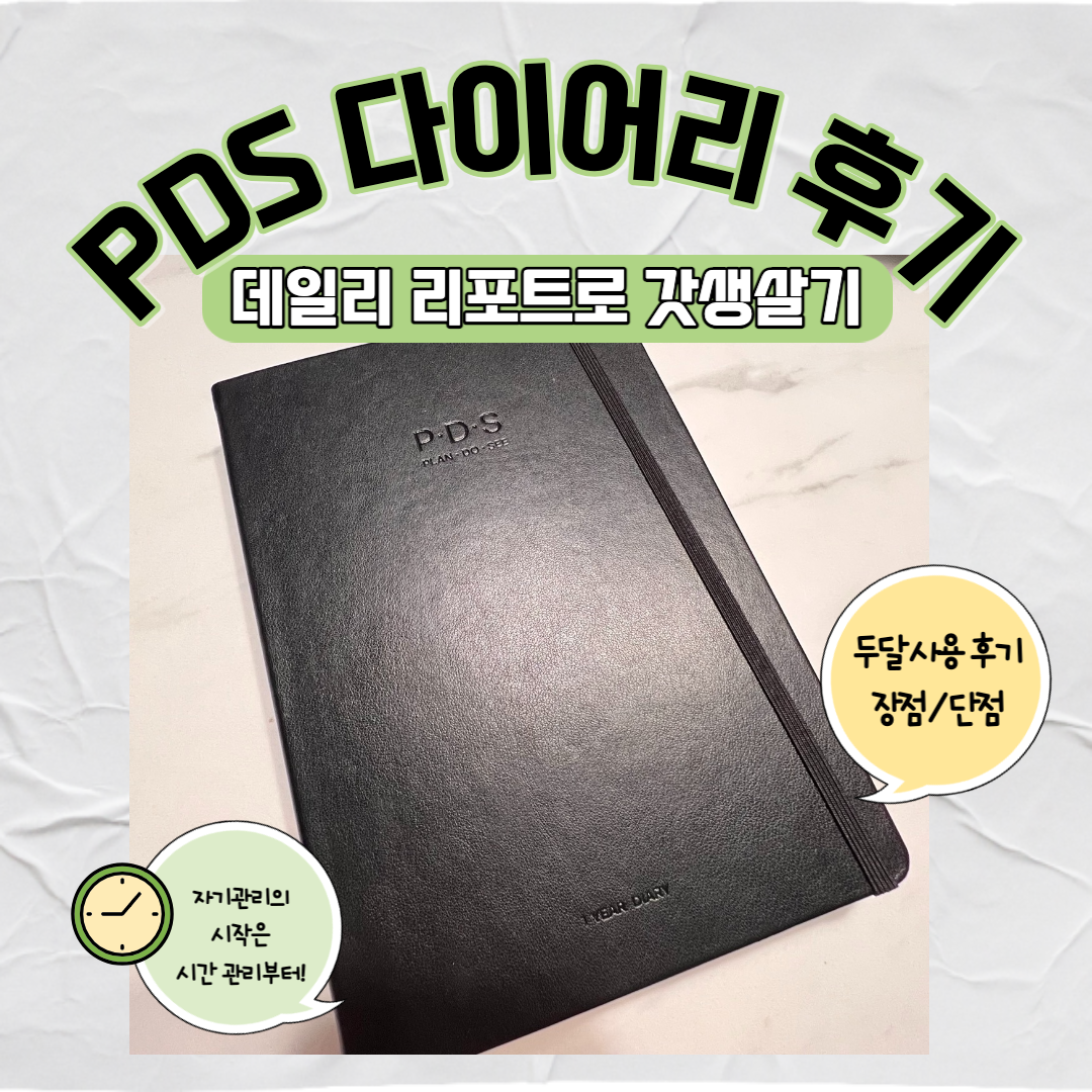 2023년 PDS 다이어리 2달 사용 후기 [내돈내산] 가격 대비 아쉬운..