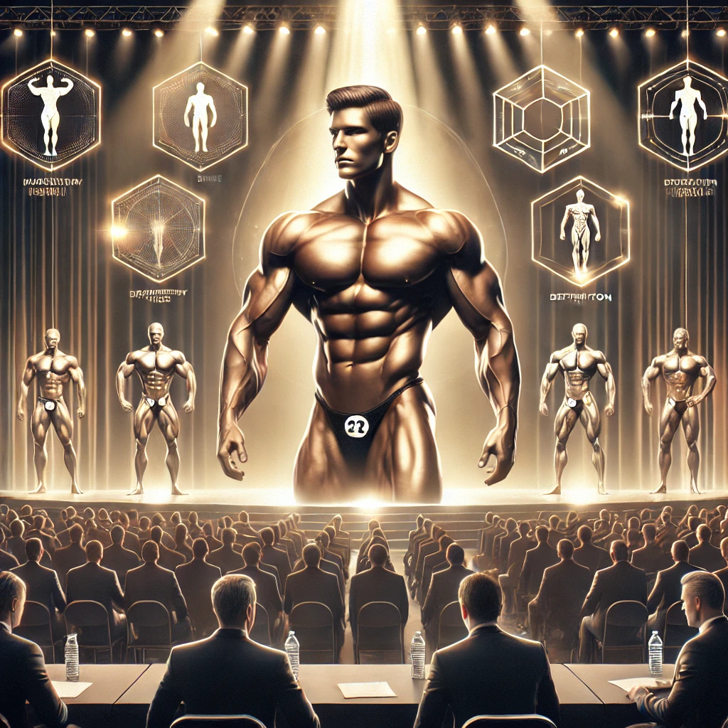 보디빌딩 대회의 심사 기준 (Judging criteria for bodybuilding competitions)