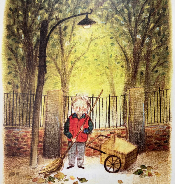 책 속 이미지_도로청소부 베포