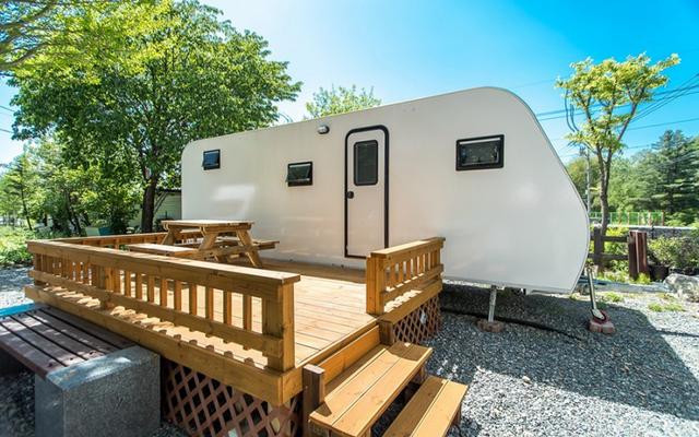 평창 오대산 쪽빛하늘 펜션 캠핑장