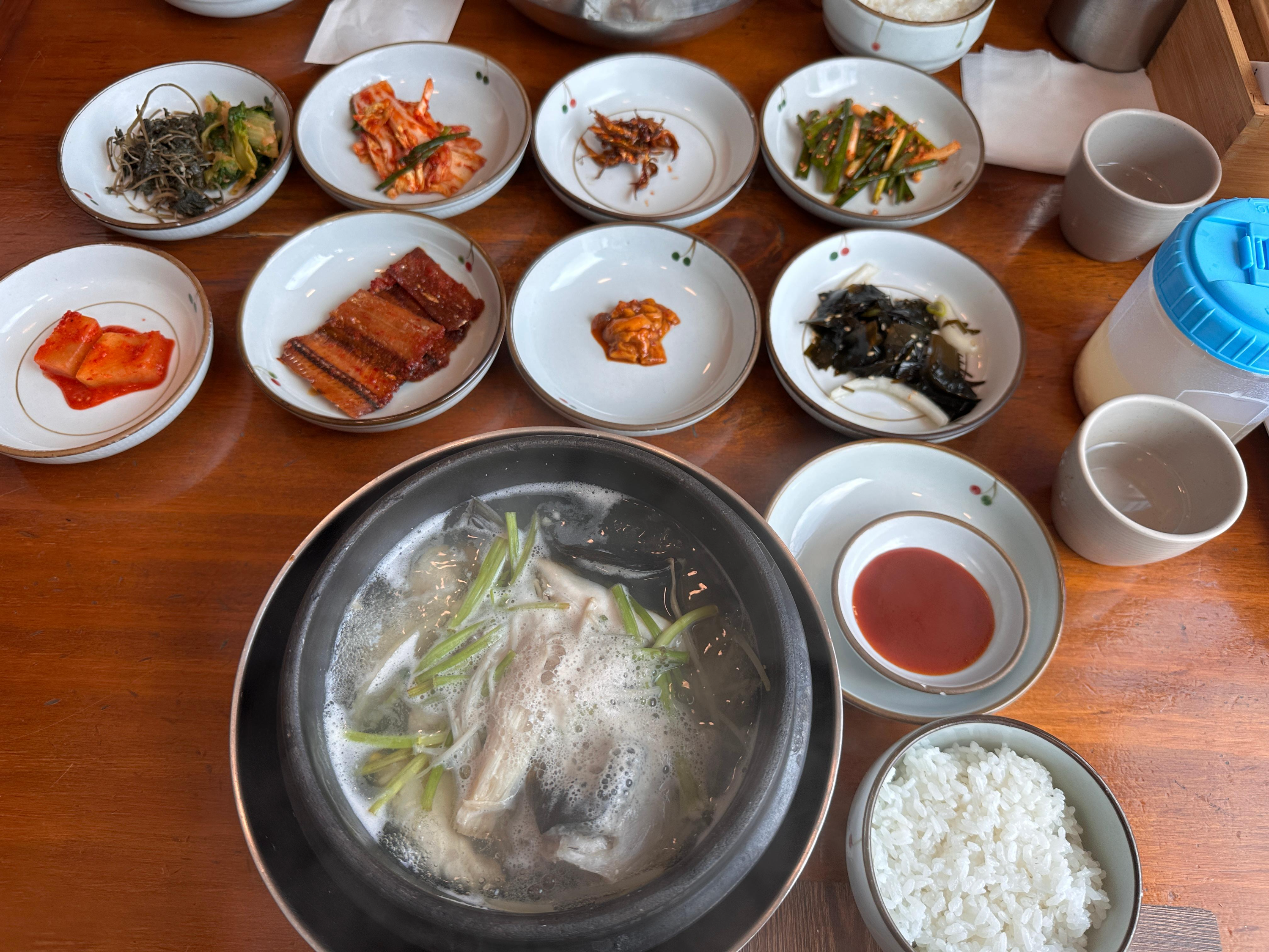 일광 대복집 생밀복 상치림