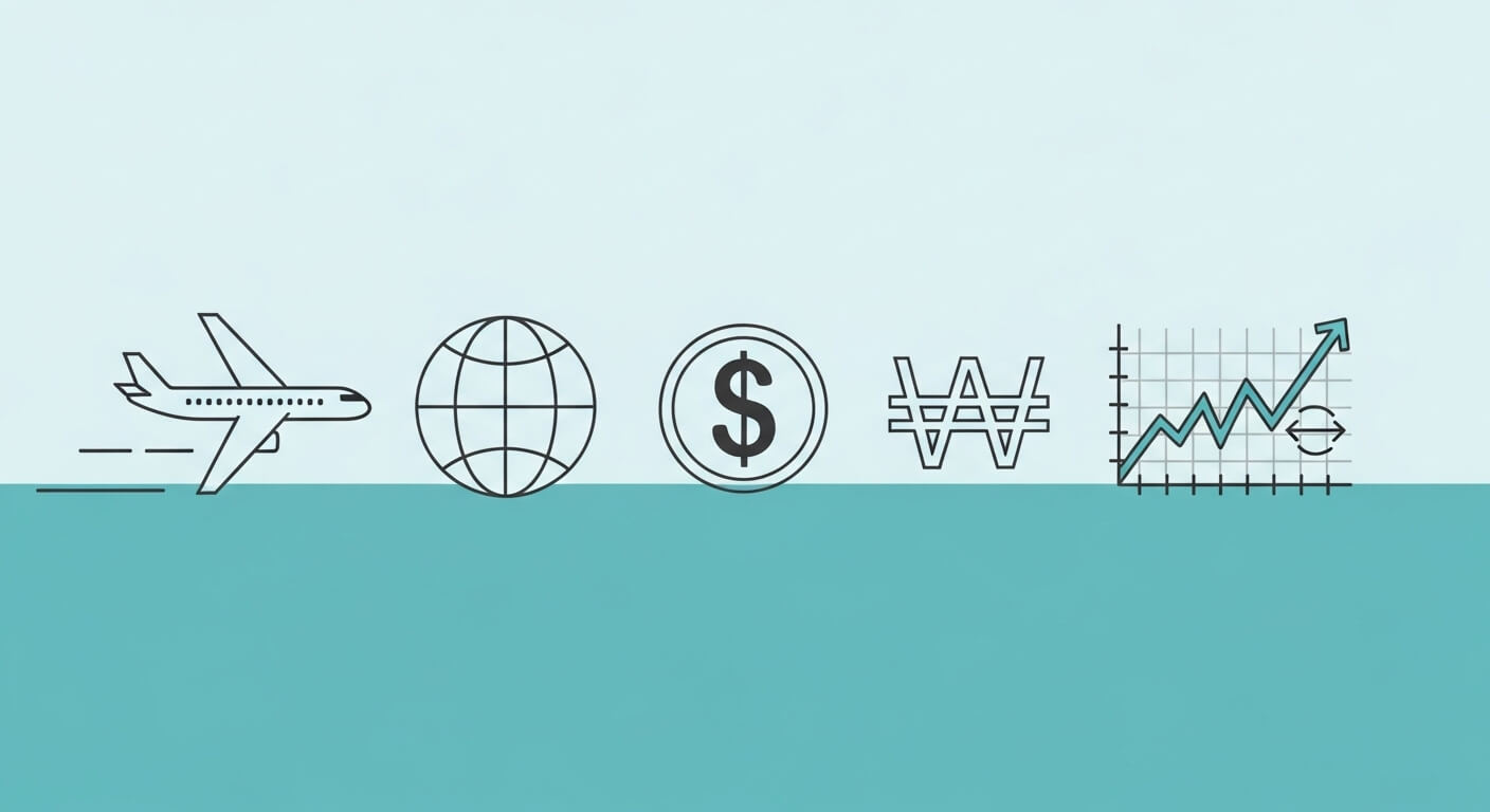 해외여행 전 알아야 할 환율 팁 (여행자금, 환전, 타이밍)