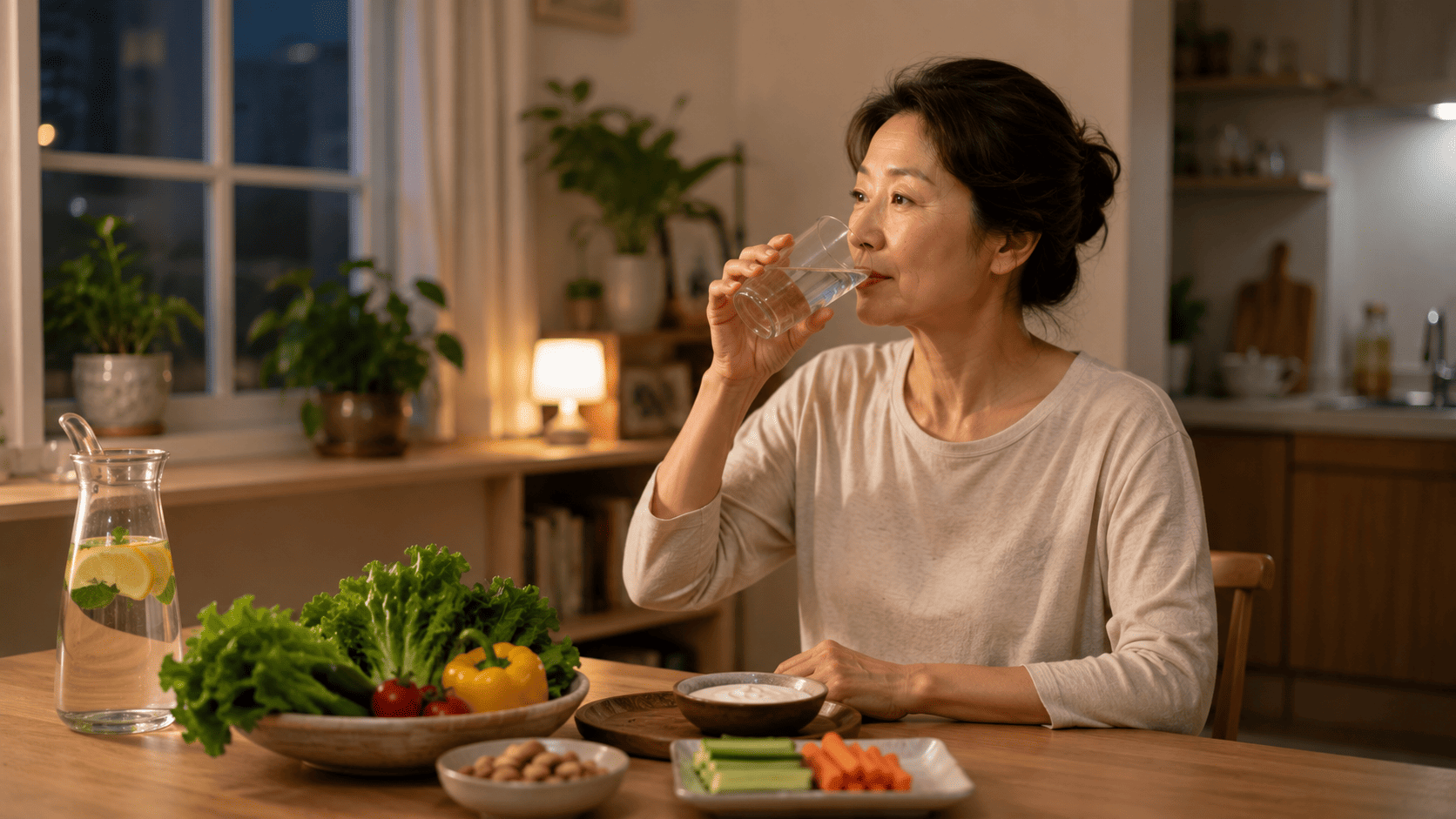 신장 건강과 체내 수분 조절 기능도 중요한 원인이다