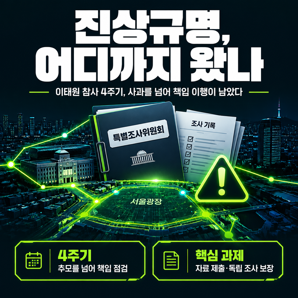 진상규명, 어디까지 왔나
