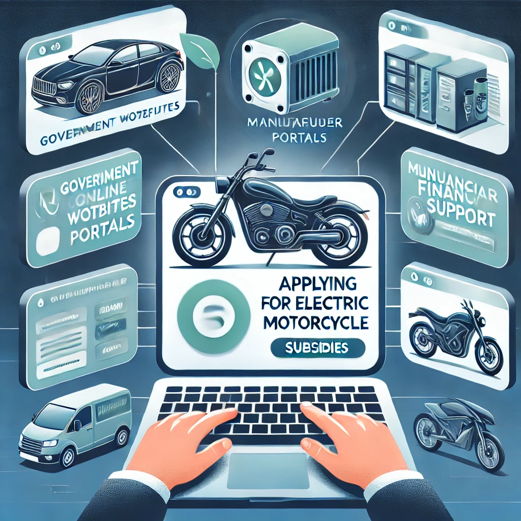 전기 오토바이 보조금 플랫폼 관련 이미지