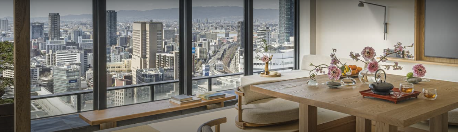 Four Seasons Hotel Osaka, 일본 : 어메니티, 관광, 부대시설, 소개, 객실