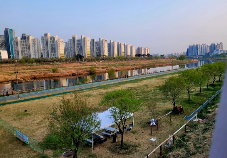 구리 인창 파크골프장 전경