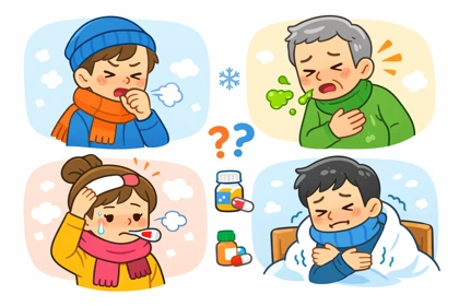 겨울철 기침 가래약 선택 전 증상 구분 기준1