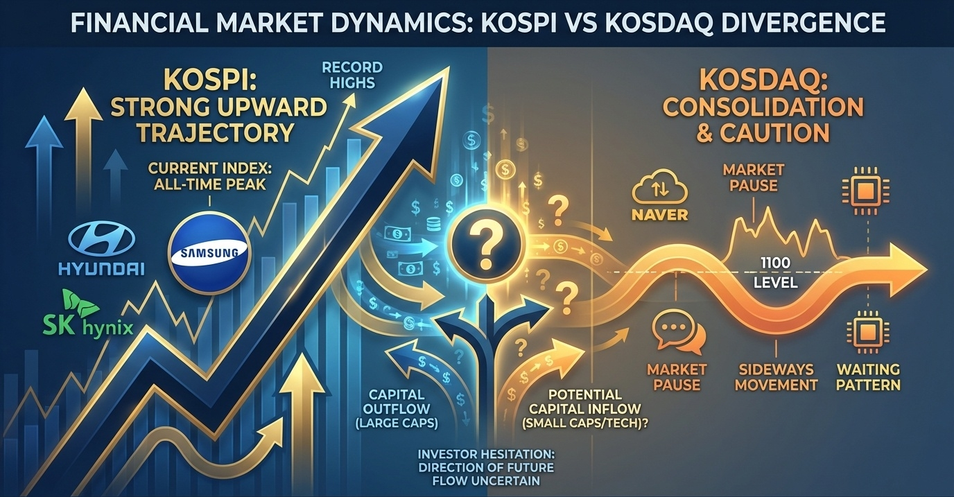코스피&middot;코스닥 자금 흐름, 왜 달라졌을까