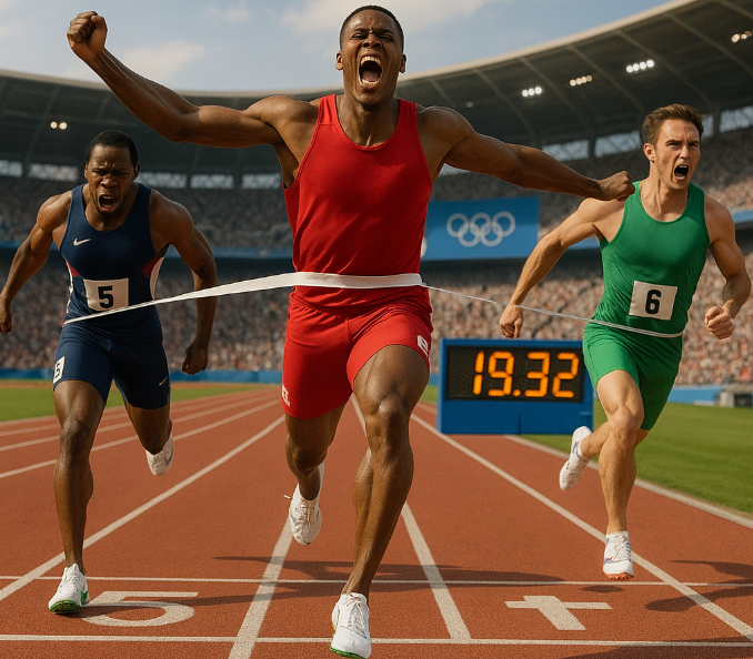 올림픽 기록 관련 사진