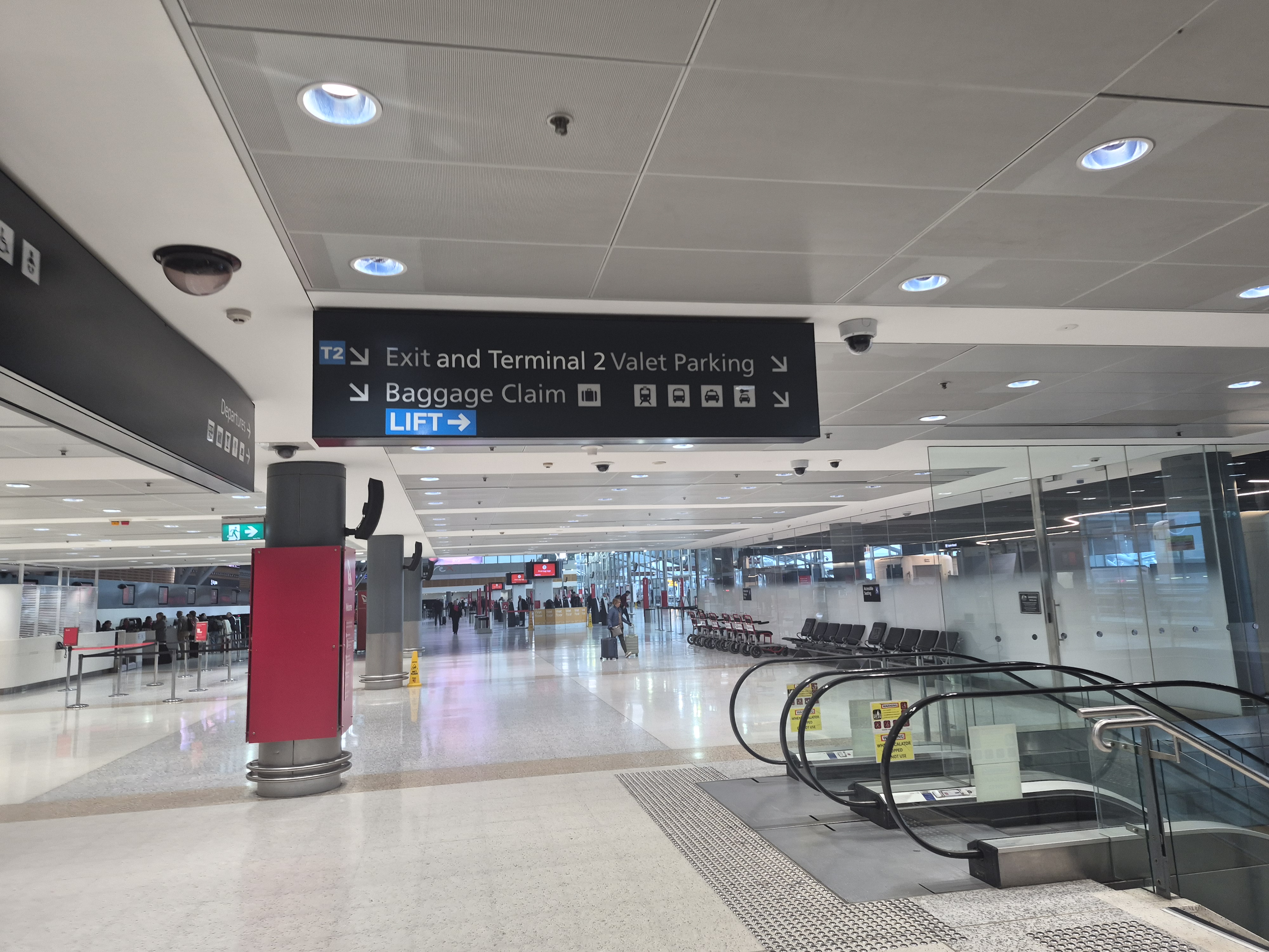 시드니 공항 짐 찾으러 가는길