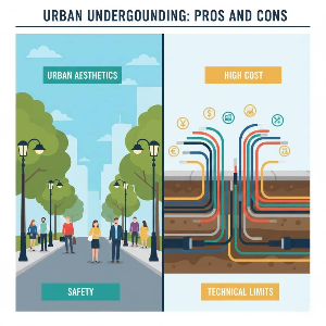 전봇대 지중화 사업의 필요성과 한계