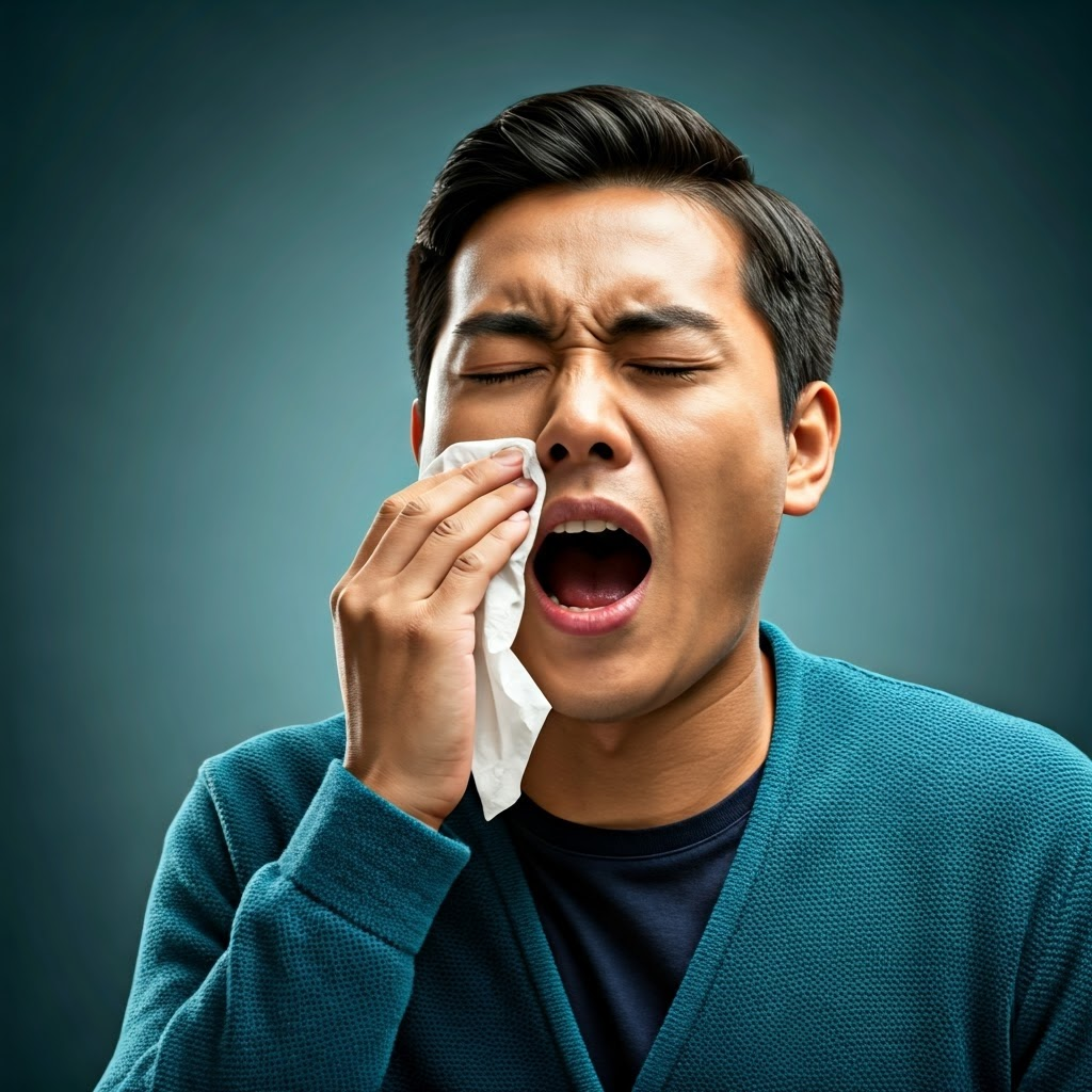 알레르기 비염과 관련된 사진