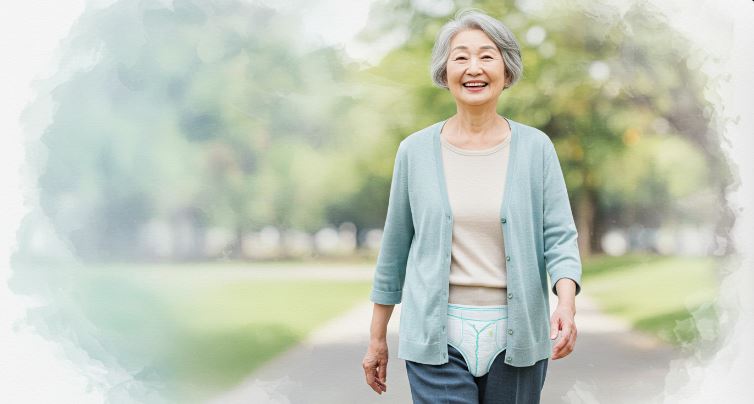 요실금으로 힘든 어르신들을 위한 희망 관련 이미지
