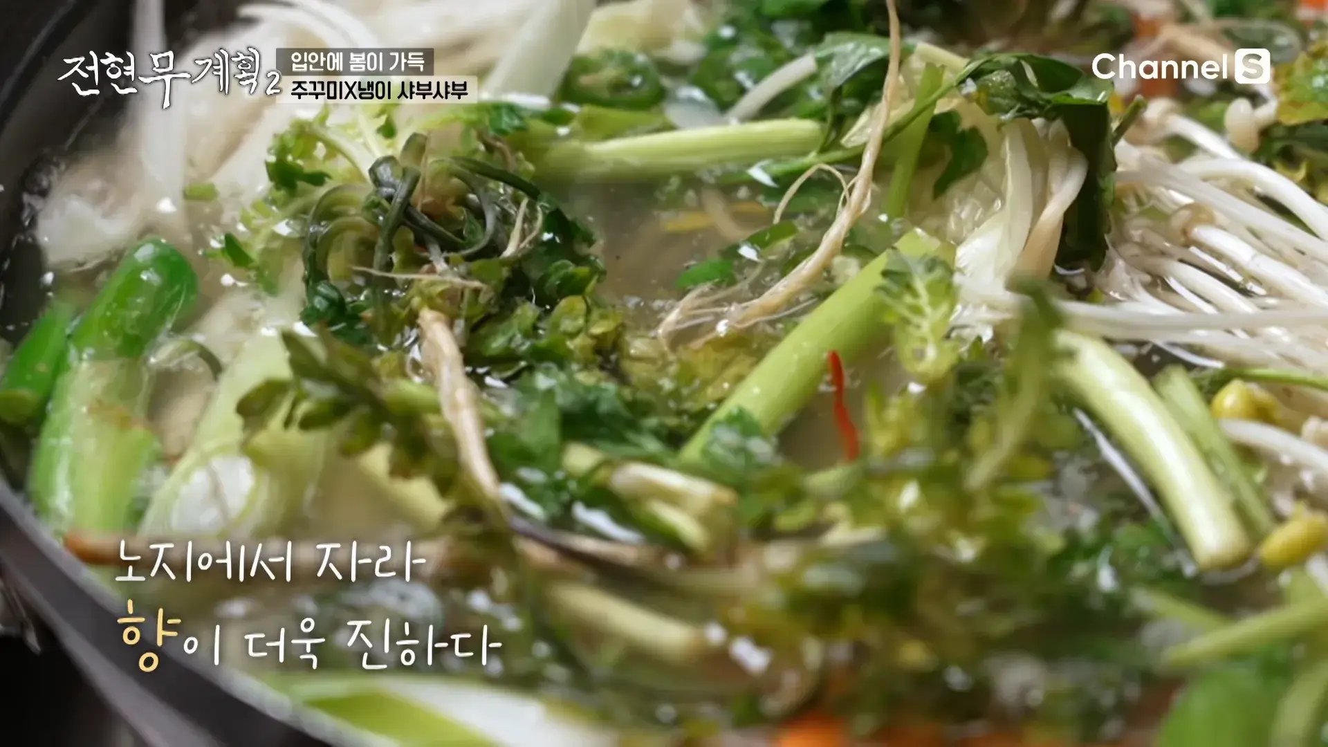 주꾸미-냉이-샤부샤부