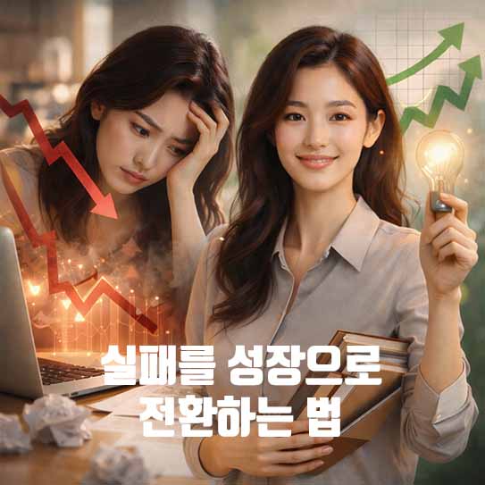 실패를 성장으로 전환하는 법