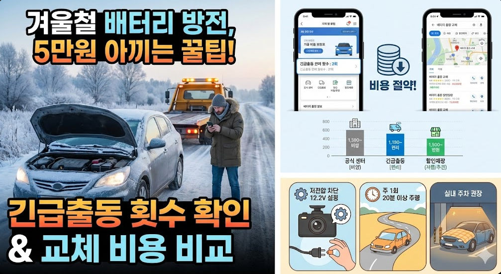 겨울철 배터리 방전