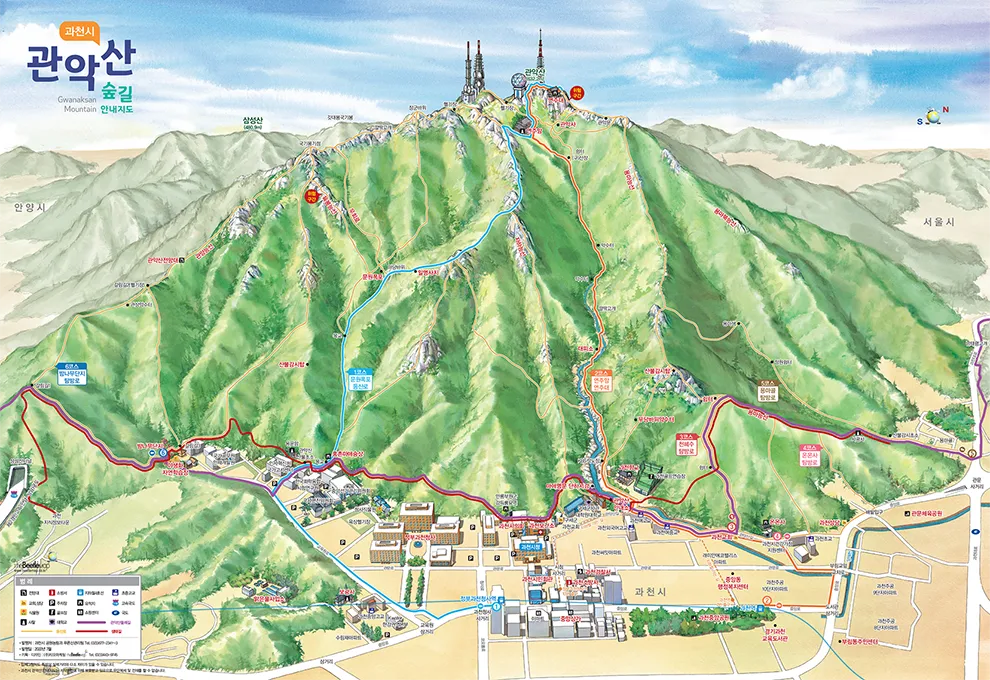 관악산 케이블카 타고 즐기는 능선 등산 코스 안내_5