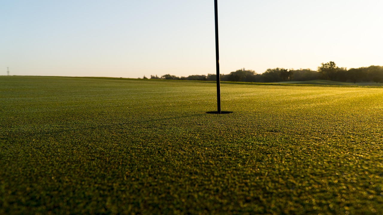 저녁쯤 파크골프장 사진