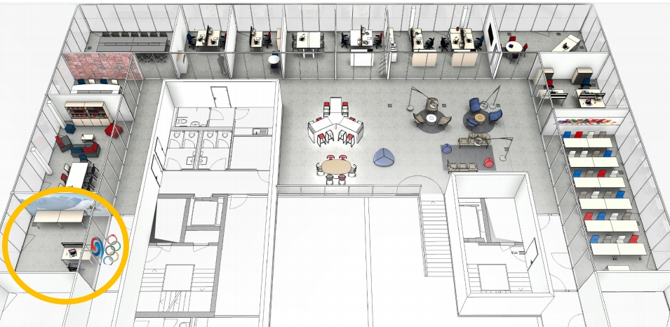 KSOC 국제스포츠협력센터 사무공간