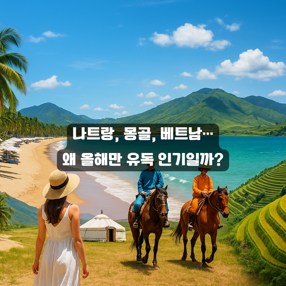 여름 인기 해외여행지