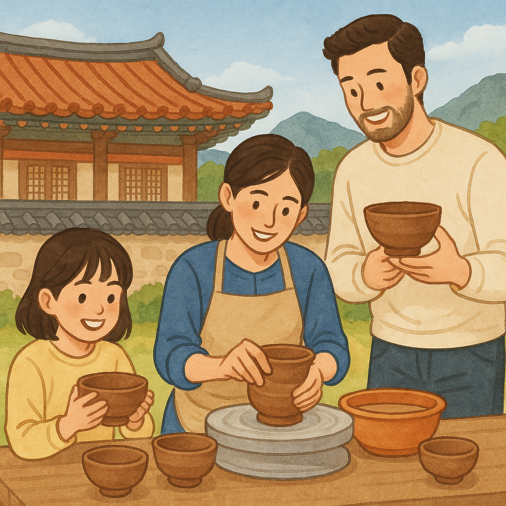 문경 찻사발 일러스트1