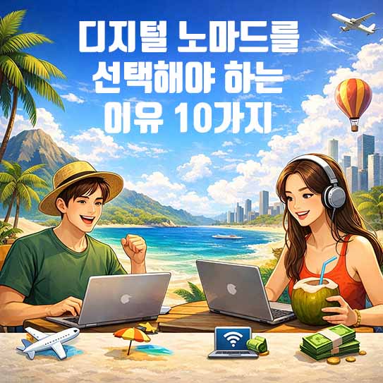 디지털 노마드를 선택해야 하는 이유 10가지
