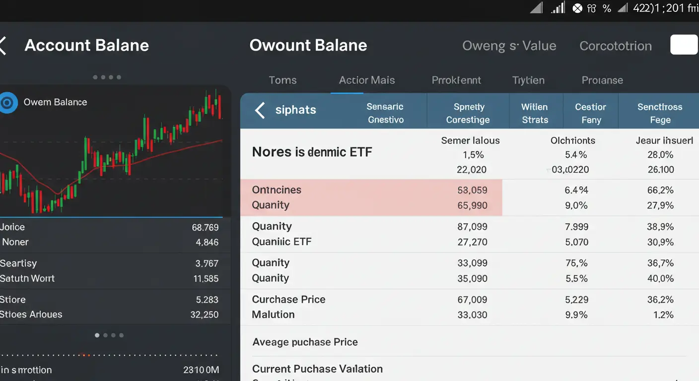 ETF 매수 체결 후 증권 계좌 잔고에서 보유 종목을 확인하는 화면
