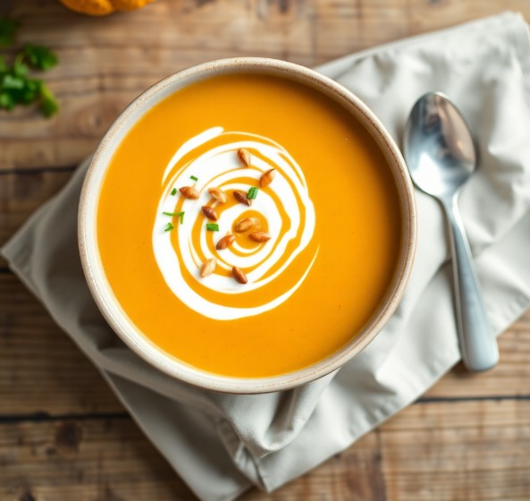 단호박 스프