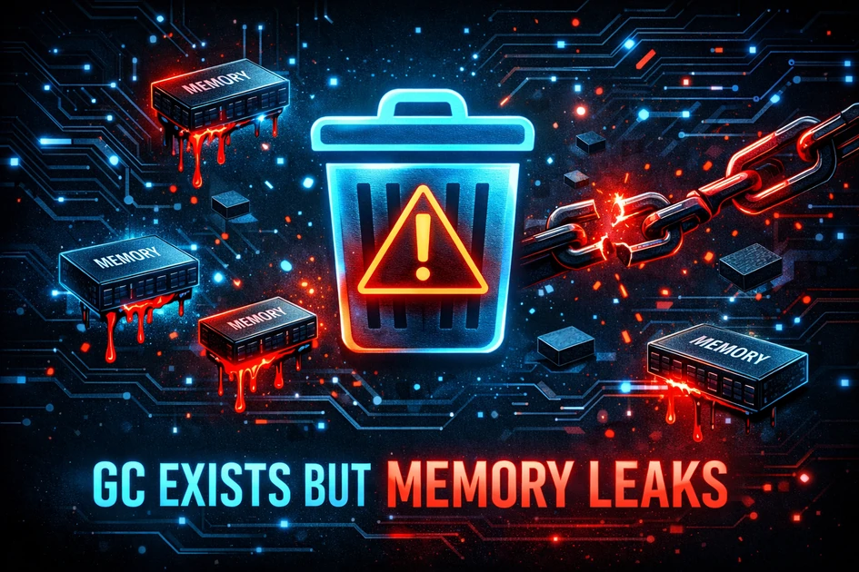 가비지 컬렉터 환경에서도 발생하는 메모리 누수 경고 - Java와 Node.js 메모리 관리