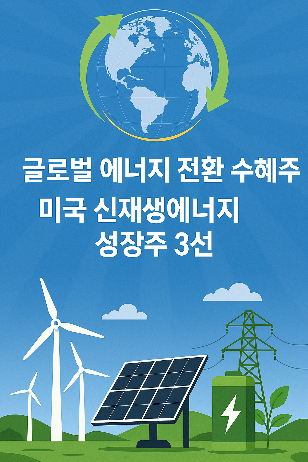 글로벌 신재생 에너지 성장주 3선