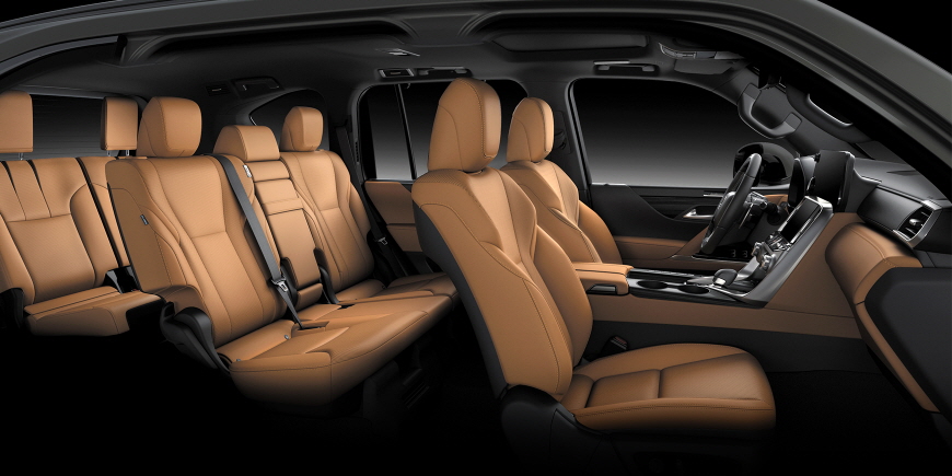 디지털 디스플레이와 실내 인테리어 전경