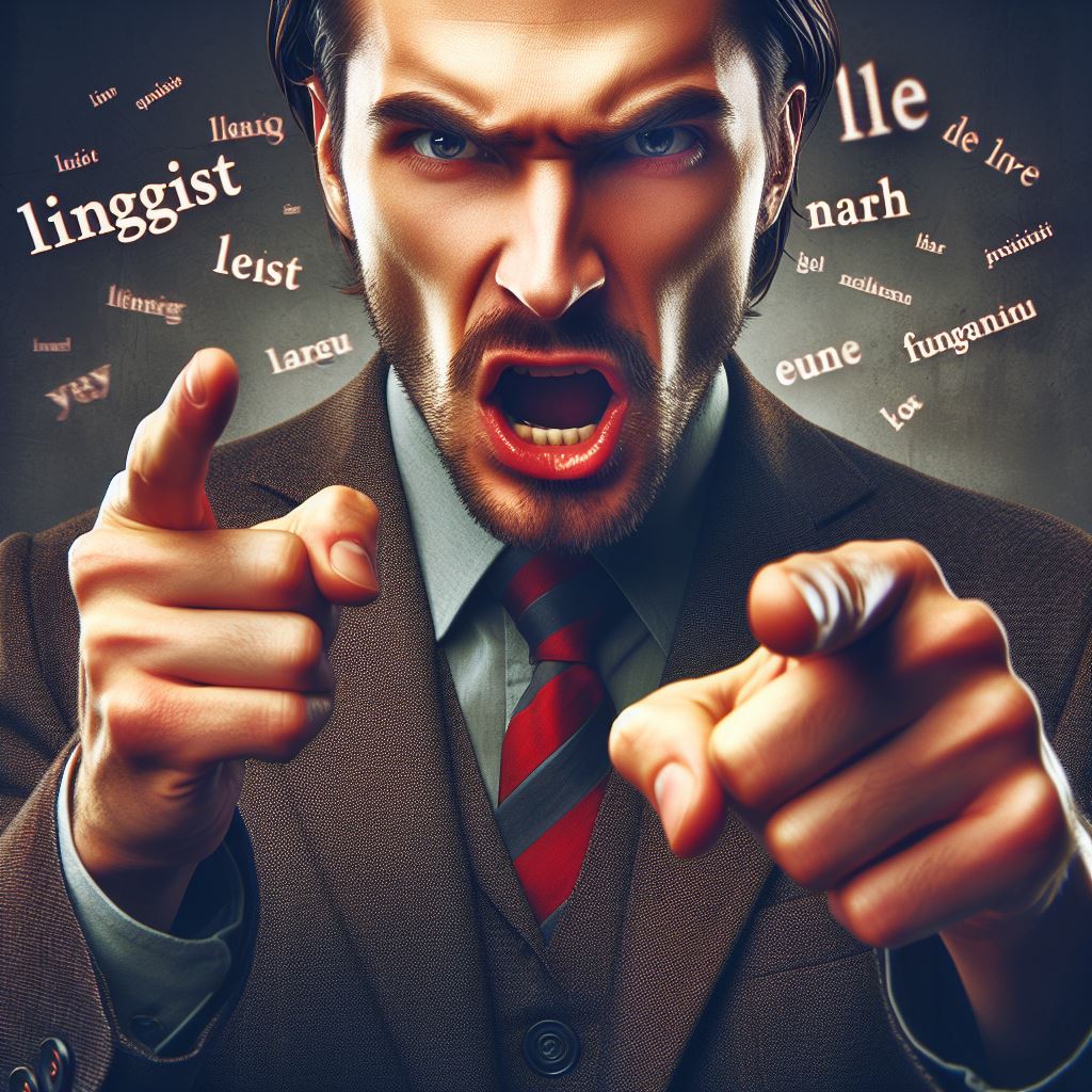 언어학자인 척하지만 언어학자가 아닙니다