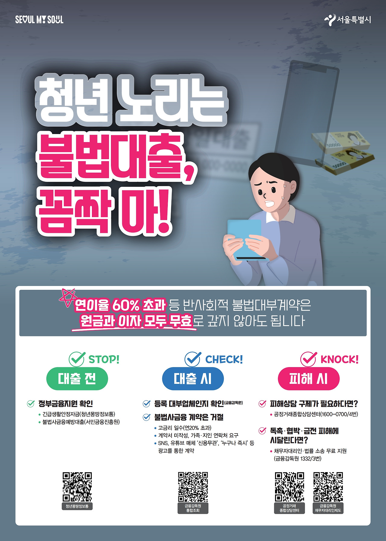 청년 노리는 불법대출 피해 구제 방법