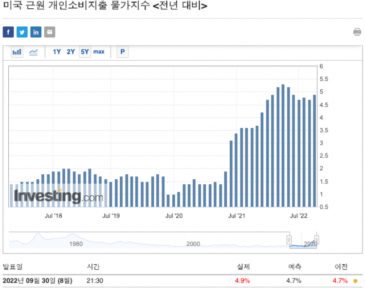 개인소비자물가지수