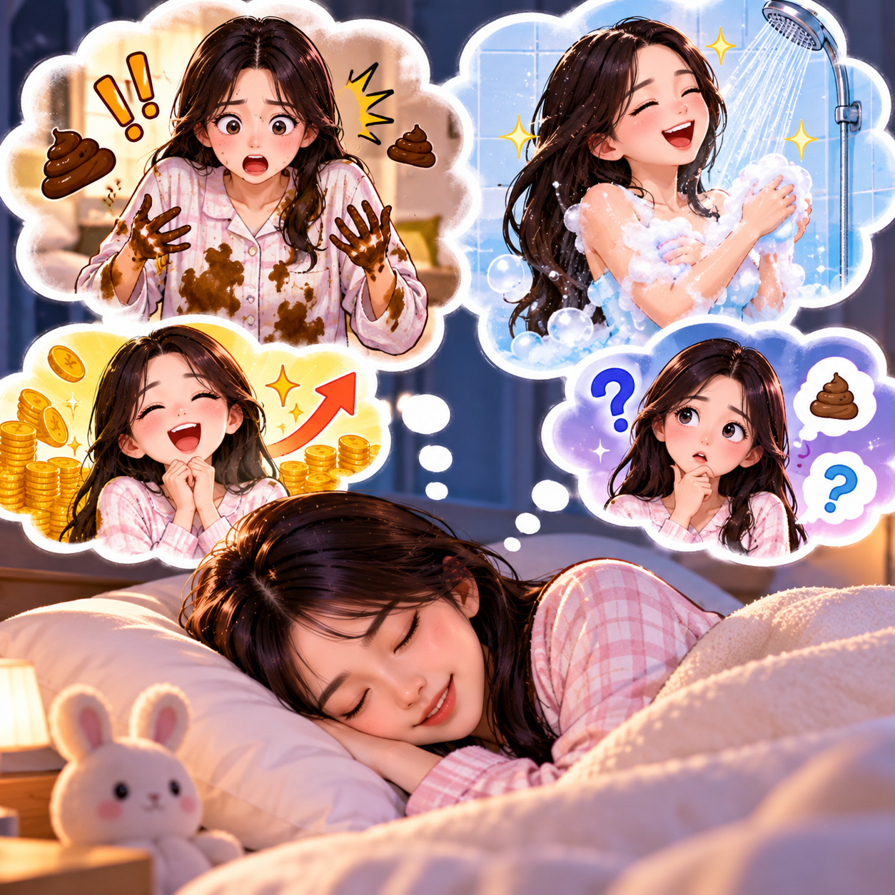 몸에 대변이 묻는 꿈