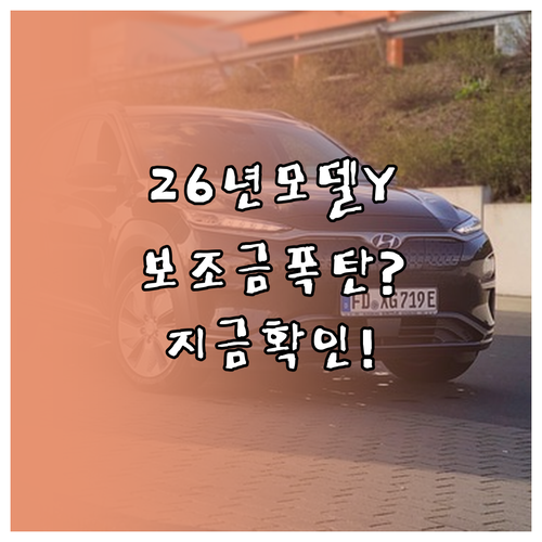 2026년 테슬라 모델 Y RWD 전..