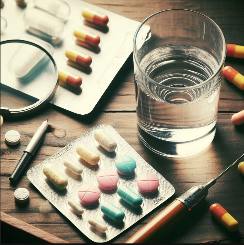  물 한 잔과 항생제