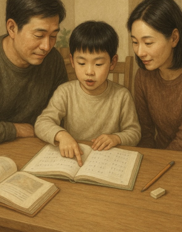 고집을 부리는 아이, 속상해하는 부모