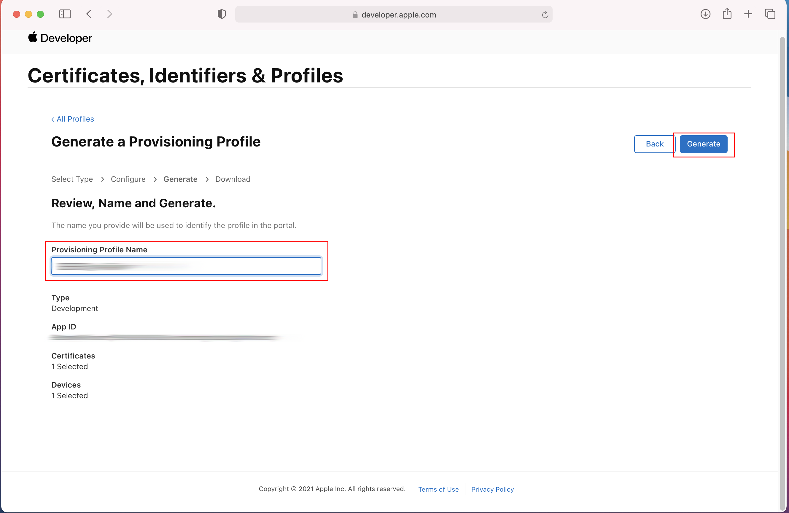 Review&#44;NameAndGenerate