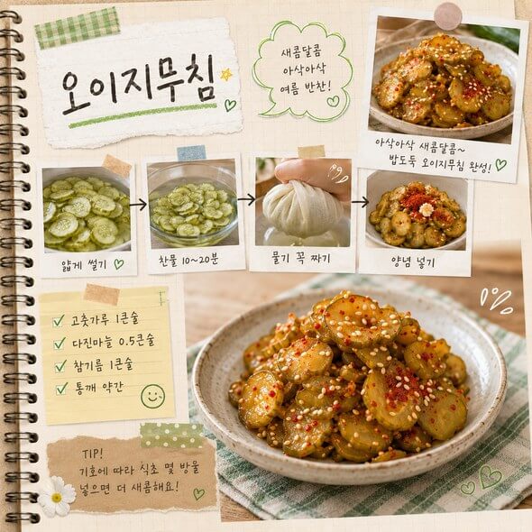 오이지 담그는 방법