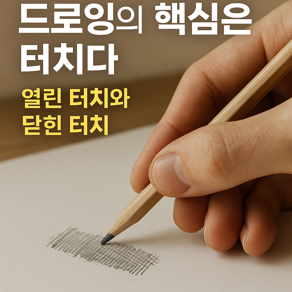 드로잉의 핵심은 터치다.