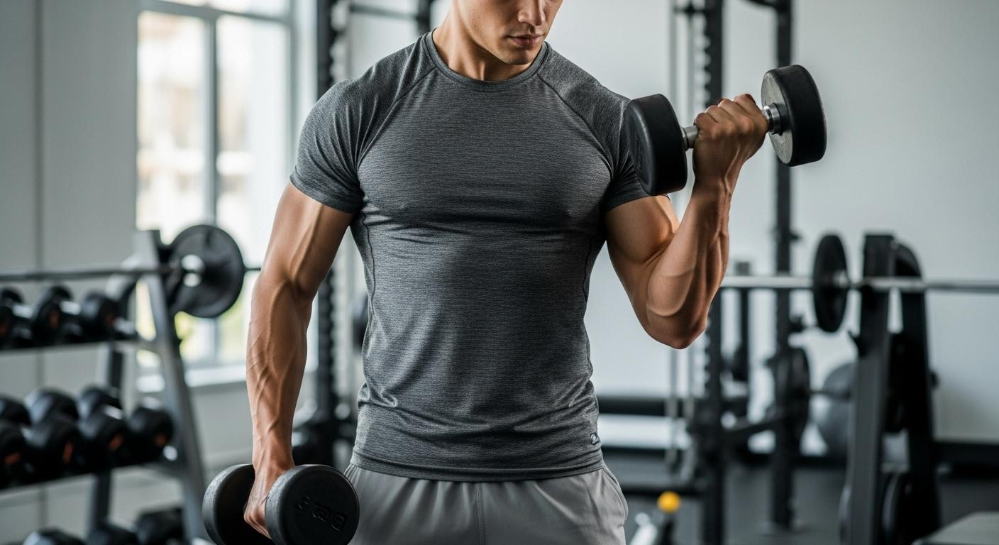 팔뚝살 운동 아령