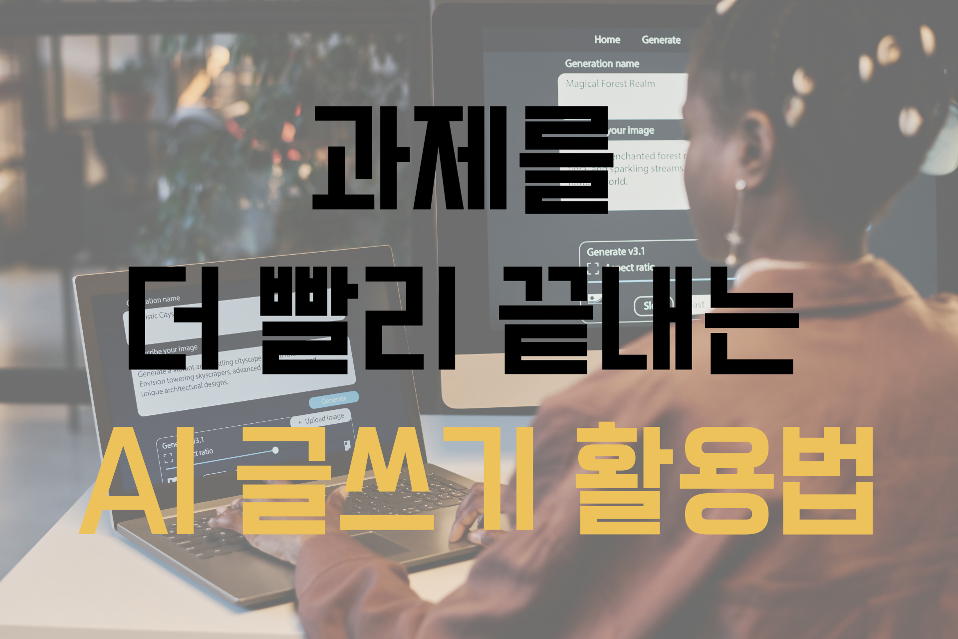 과제를 더 빨리 끝내는 AI 글쓰기 활용법