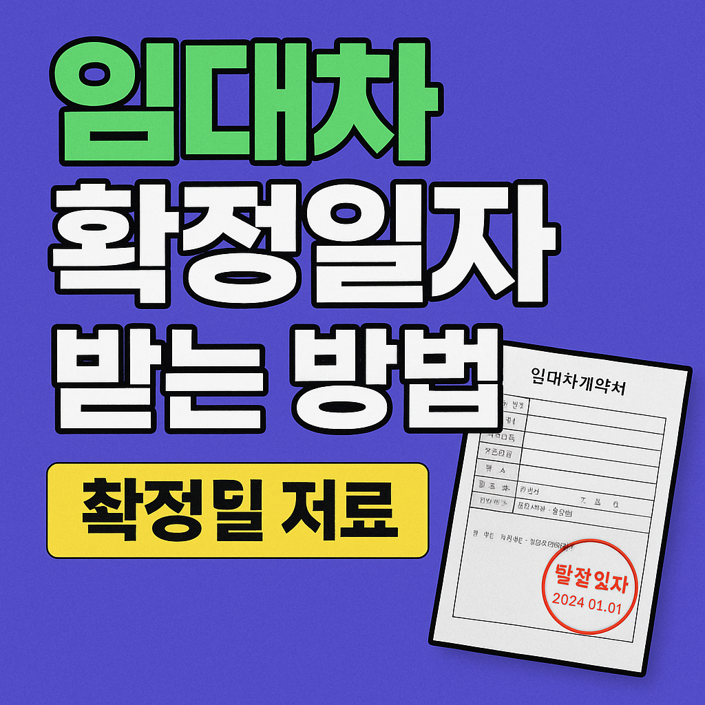 확정일자 받는법